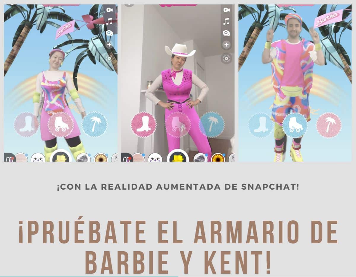 Barbie y Snapchat