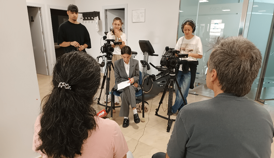 Alumnos de la universidad CEU San Pablo graban un documental sobre Fran