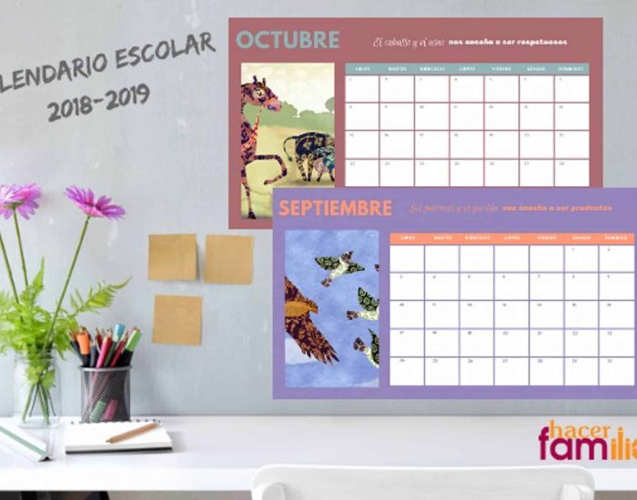 07/09/2018 Imprime el Calendario escolar 2018-19 de Hacer Familia
SOCIEDAD
HACER FAMILIA