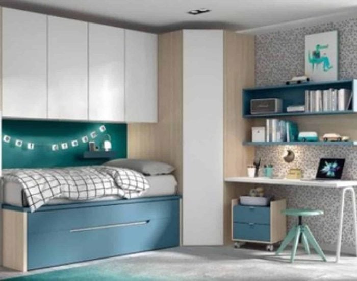 07/01/2021 Muebles para ganar espacio en las habitaciones infantiles.

sean más pequeños, a lo largo del tiempo los niños y adolescentes acumulan también numerosos enseres (en esta época más que nunca, desde juguetes hasta ropa o electrónica) y ellos necesitan más que nadie espacio en sus habitaciones para estudiar, disfrutar del tiempo libre con amigos o hacer volar su imaginación sin límites.

SOCIEDAD
KIBUC
