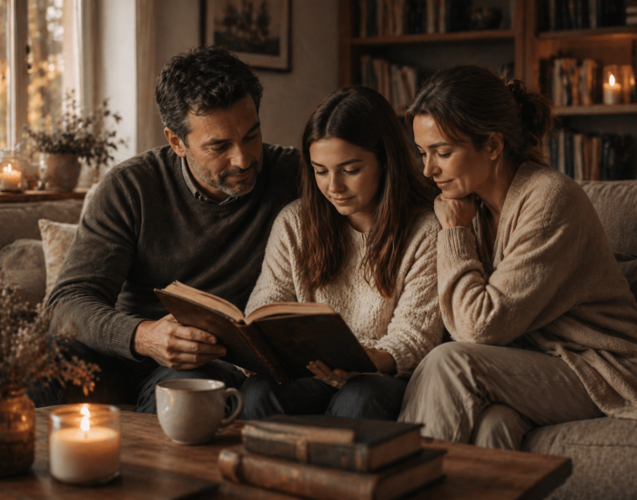 LibrosdeHistoria_EnFamilia_ImagenGeneradaConIA