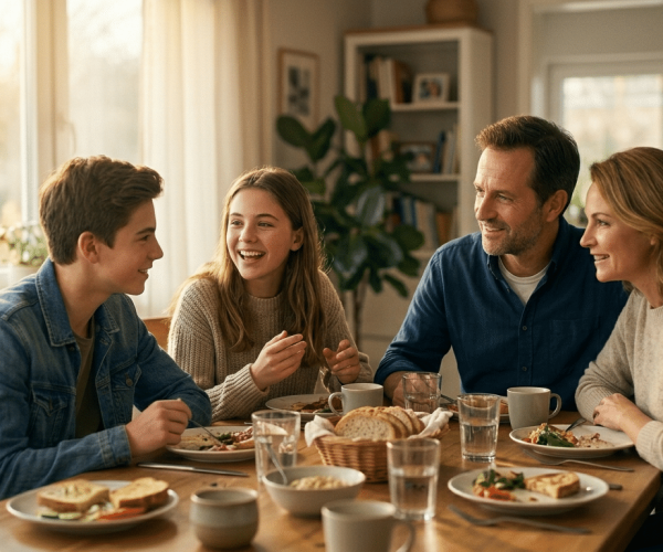 Familia_Compartiendo_Hijos_Contando_Cosas_Gemini_Generated_Image