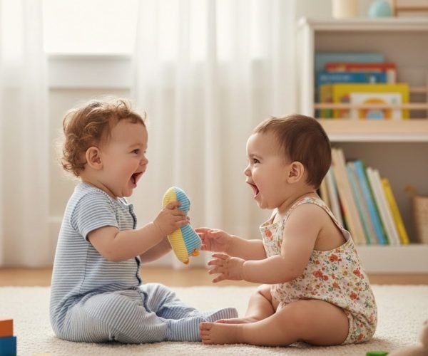 El reto de aprender a hablar. Imagen creada con Gemini