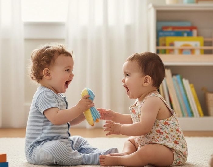 El reto de aprender a hablar. Imagen creada con Gemini