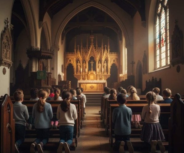 Miércoles de Ceniza. Cómo explicar y vivir la cuaresma en familia. Imagen generada con Gemini