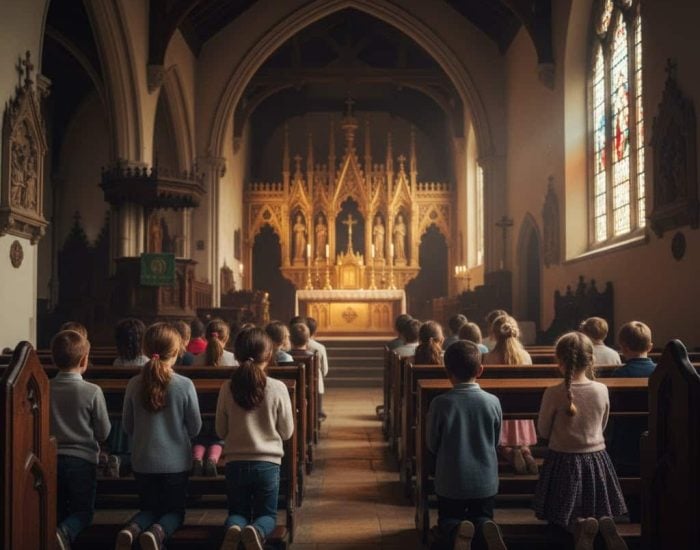 Miércoles de Ceniza. Cómo explicar y vivir la cuaresma en familia. Imagen generada con Gemini